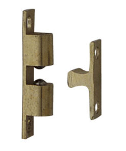 Kastsluiting 45x8 mm Brons