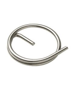 Veiligheidsborgpen 15x1,2mm roestvrij staal