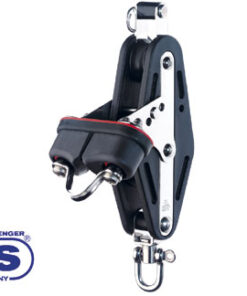 Sprenger Fiddle Katrol met Cam kikker en Becket 50mm voor lijnen tot 12mm