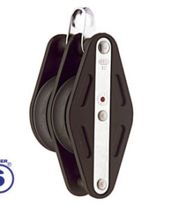 Katrol Dubbel met Becket Sprenger 36mm voor lijnen tot 10mm