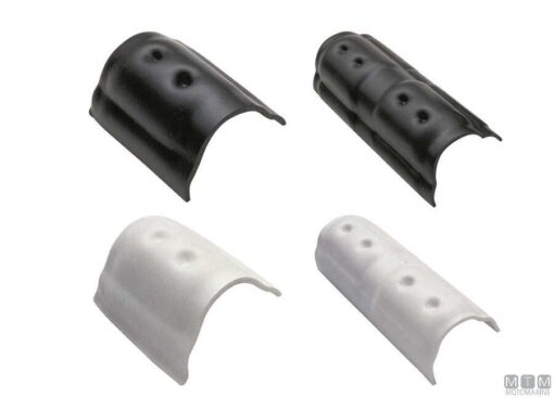 Zwarte Plastic eindkap voor fendering profiel H56