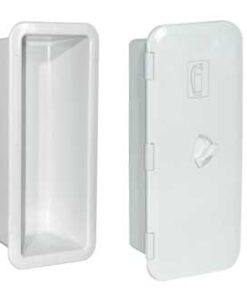 Witte opbergdoos met deur 220 x 485mm