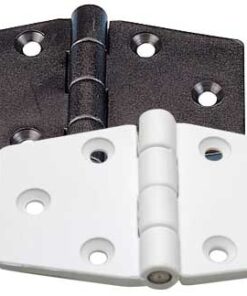 Zwart scharnier 60x95mm