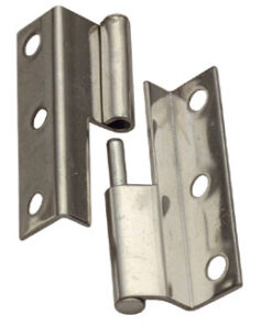 Roestvrijstalen Vouwscharnier Linkshandig 55 x 19mm H7mm