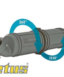 Horizontale Uitlaat Demper Vetus NLPH 40mm