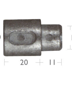 Aifo-Fiat motor (20x20mm) penanodes