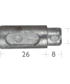 Aifo-Fiat motor penanodes (13x26+8mm)