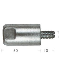 Potlood Anode voor Motor Yanmar 2gm20 en 3gm30 - 27210-200300