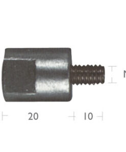 Zink Anode Yanmar 1GM10 27210-200200