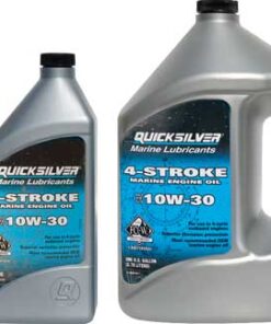 Olie Quicksilver sae 10w-30 4 lt voor Buitenboordmotoren 4T