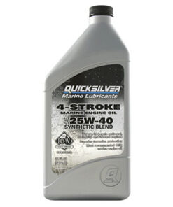 4-takt synthetische motorolie Quicksilver SAE 25W-40 4lt