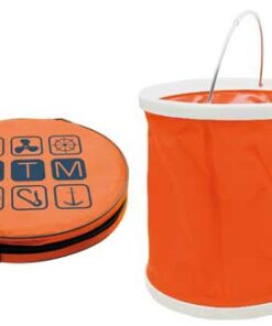 Opvouwbare nautische emmer Oranje 11lt