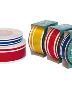 Zelfklevende vinyl waterlijn streep Blauw 20mm x 10mt