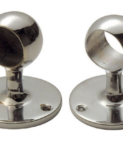 Handgreepsteun klassieke D35 einde verchroomd messing
