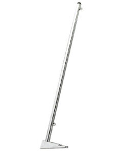 Compacte vlaggenmast D13 H350mm Verchroomd messing