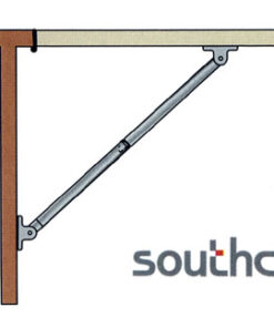 Tafelsteun Mod. Southco Opvouwbaar 480/240mm 100Kg