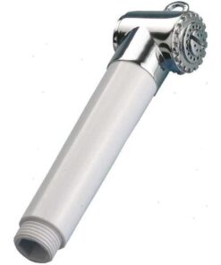 Verchroomde compacte douchekop