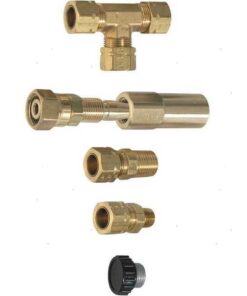 Set van rechte fittingen 5/16 Ultraflex