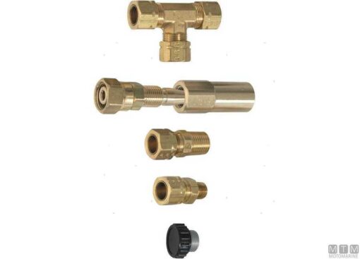 Set van rechte fittingen 5/16 Ultraflex