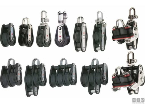Katrol enkele wartel met Becket Sprenger 28mm voor lijnen tot 8mm