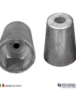 Hexagonale Ogive Anodes voor 45 mm as