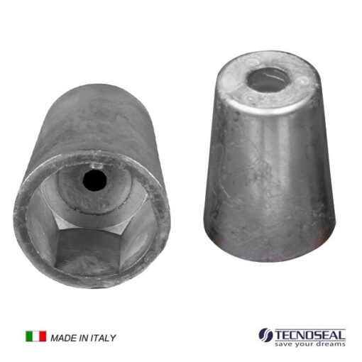Hexagonale Ogive Anodes voor 45 mm as