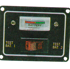 tester controlepaneel voor twee 12v batterijen 83 x h64 mm