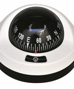 Navigatie Kompas "Riviera Aries" 65mm Wit & Zwart
