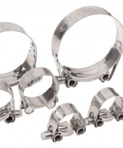 Roestvrijstalen zware slangklem 56-59mm