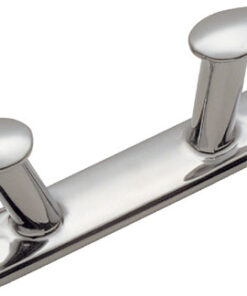 Klassieke dubbele schacht bolder 100mm Chroom messing