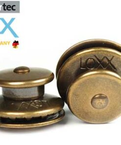 Loxx-Tenax veer liftkappen Antieke Messing