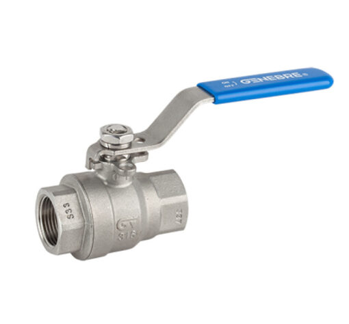 Verchroomd messing kogelklep 1 1/4"