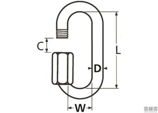 Rvs Ketting Link 6 x 45mm - Afbeelding 2