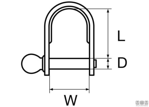 RVS Beugel Geperst 6 x 14mm - Afbeelding 2