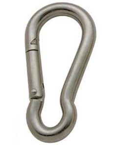RVS Standaard Karabijnhaak 5 x 50mm