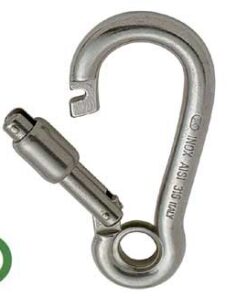 Kong Karabijnhaak 8mm Schroefsluiting met Oog