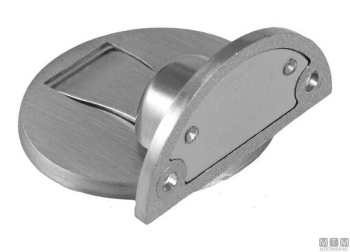 Rvs magnetische deurstopper 60 x H28 mm - Afbeelding 2