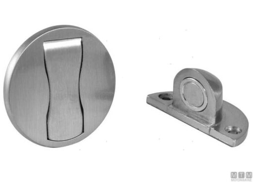Rvs magnetische deurstopper 60 x H28 mm - Afbeelding 3