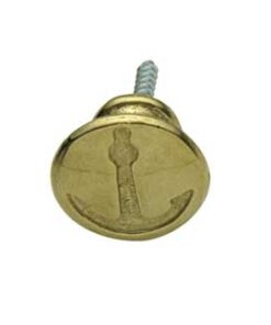 Anker Ladeknop 23x19mm Messing