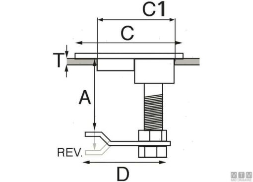 Compressie sluitingen SS1 64mm - Afbeelding 2