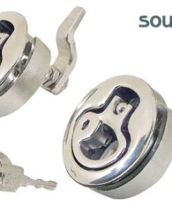 Southco Roestvrijstalen Flush Pull Lock M1-20 met sleutel