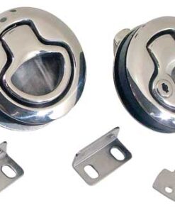 Southco CG Push-to-Close vergrendeling 50x12mm met sleutel Roestvrij staal