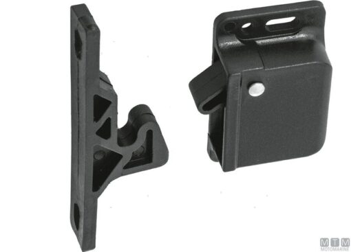 Zwarte Kastvergrendeling 48 x 28 x H14mm