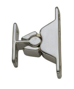 Push Catch 60x12mm Verchroomd Messing