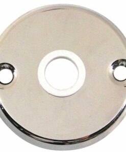 Verchroomde Messing Roos 60 mm