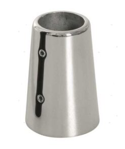 RVS Stangenbasis - 30 x H80mm