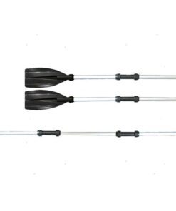 Aluminium dubbele roeispaan 25mm 130/210 cm