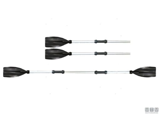 Aluminium dubbele roeispaan 25mm 130/210 cm