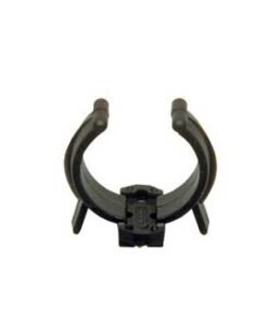 Compacte zwarte clip 17/23mm
