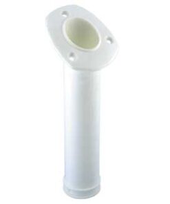Witte vishengelhouder Flush Mount H250mm D40mm